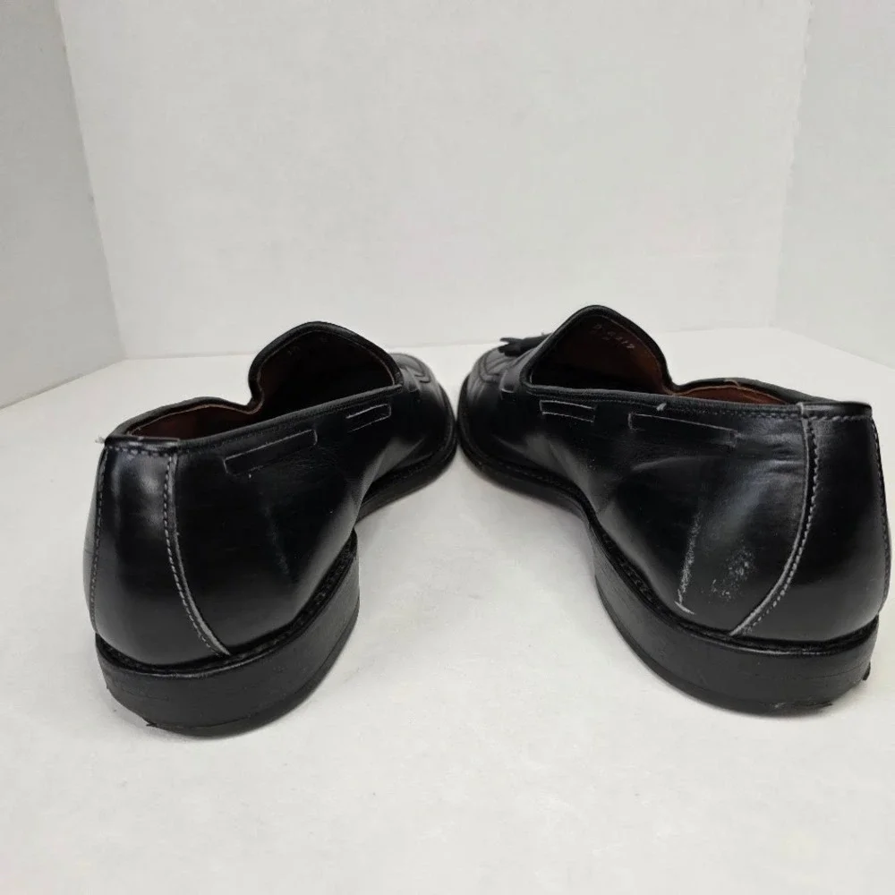 Allen Edmonds Mens 10 D Grayson Tassel Loafer Black Leather Handcrafted USA 8217